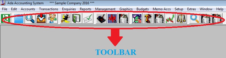 Programs Navigator - Daily used functions selected from top Icons
